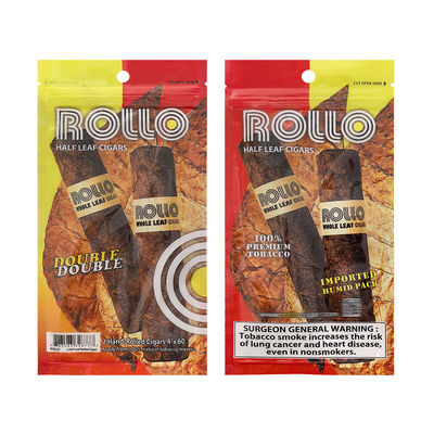 Borsa di imballaggio in plastica a tre lati con chiusura a tripla spina