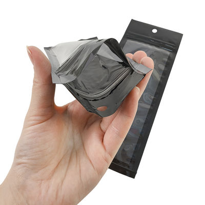 Sacchetti per sigari richiudibili in Mylar personalizzati con chiusura a zip, accessori per fumare a mano in plastica, buste per l'imballaggio per l'umidificazione degli alimenti