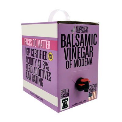 Sacchetto di bib in alluminio trasparente personalizzato 5L imballaggio succo bevande sacchetto di vino sacchetto in scatola