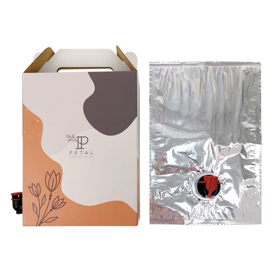 1L/2L/3L Custom Coffee Box Sacchetto monouso per caffè in scatola con distributore a valvola