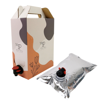 1L/2L/3L Custom Coffee Box Sacchetto monouso per caffè in scatola con distributore a valvola