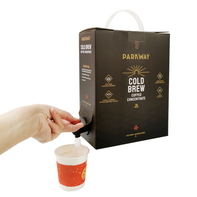Sacchi Bag-in-Box in alluminio 3L personalizzati con rubinetto erogatore per succhi liquidi, vino, caffè, olio d'oliva, sacchi per imballaggio con rubinetto