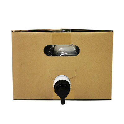 5L 10L 20L sacchetto in scatola di qualità alimentare trasparente di plastica asettica confezione di succo di vino con tappo del rubinetto e contenitore in cartone sacchetto BIB
