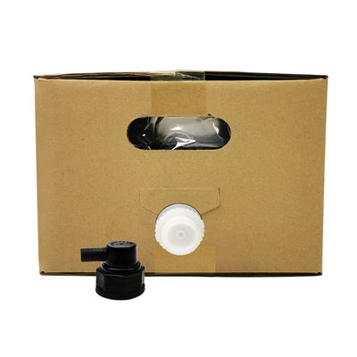 5L 10L 20L sacchetto in scatola di qualità alimentare trasparente di plastica asettica confezione di succo di vino con tappo del rubinetto e contenitore in cartone sacchetto BIB