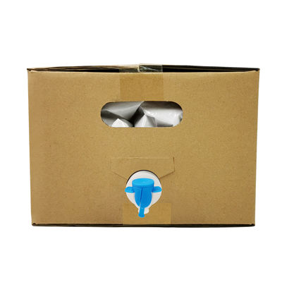 5L 10L 20L sacchetto in scatola di qualità alimentare trasparente di plastica asettica confezione di succo di vino con tappo del rubinetto e contenitore in cartone sacchetto BIB
