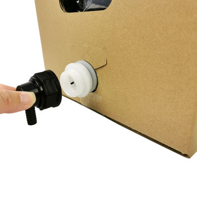 5L 10L 20L sacchetto in scatola di qualità alimentare trasparente di plastica asettica confezione di succo di vino con tappo del rubinetto e contenitore in cartone sacchetto BIB