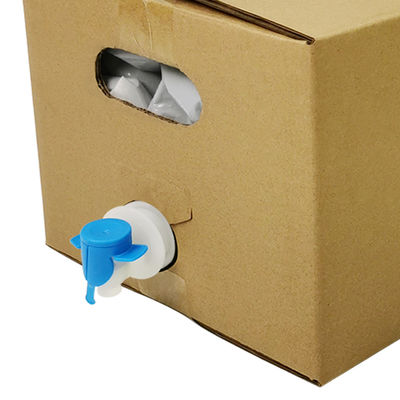 5L 10L 20L sacchetto in scatola di qualità alimentare trasparente di plastica asettica confezione di succo di vino con tappo del rubinetto e contenitore in cartone sacchetto BIB