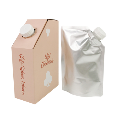 Custom 1L 1.5L 2Liter 3L 5L 96OZ BIB BAG Disposable Bag in Box TeaJuice Coffee to Go Paper Box Package with Dispenser
