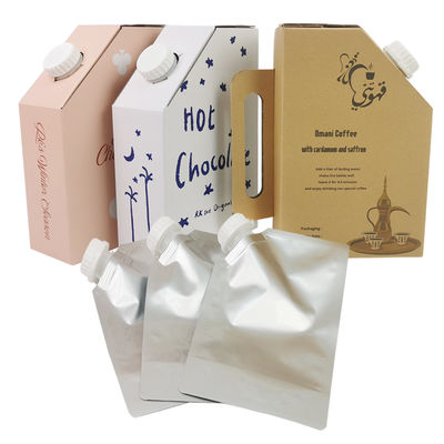 Sacchetto di plastica BIB in scatola 1L scatola di caffè caldo imballaggio liquido