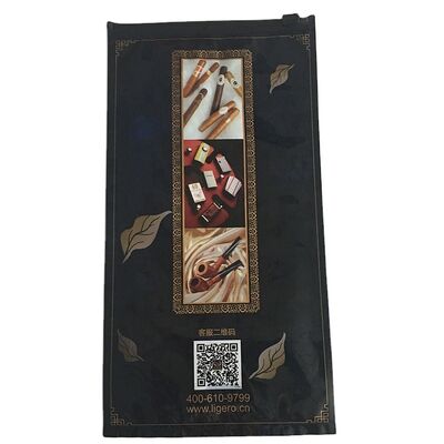 Sacchetti di plastica con cerniera per umidificare sigari sottili, spessore 0,09 mm, sigillo durevole per una freschezza duratura