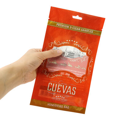 Sacchetti per sigari in TPU e PE per uso alimentare personalizzati, sacchetti per imballaggio personalizzati a prova di perdite progettati per il trasporto e la conservazione sicuri dei sigari