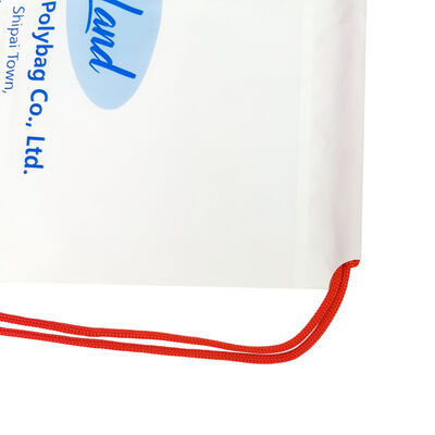 Chiusura con coulisse borsa con coulisse logo personalizzato borse leggere in nylon progettate per un facile trasporto e un'efficace visibilità