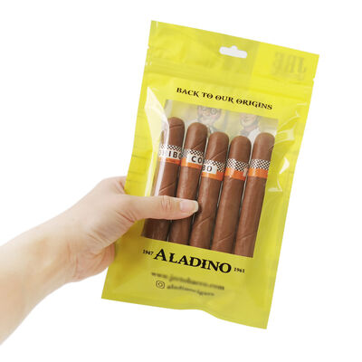Sacchetti con cerniera in plastica umidificanti per sigari, sacchetti ecologici per il confezionamento di sigari progettati per preservare i sigari riducendo gli sprechi