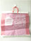 Nuovo anno di plastica su ordinazione di colore rosso dei sacchetti della spesa della maniglia rigida di HPPE stampato