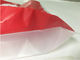 Nuovo anno di plastica su ordinazione di colore rosso dei sacchetti della spesa della maniglia rigida di HPPE stampato