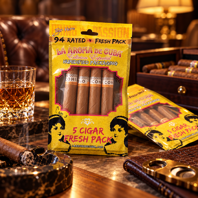 Ziplock Design cigar bags custom custom color resealable packaging designed to protect cigars from environmental factors