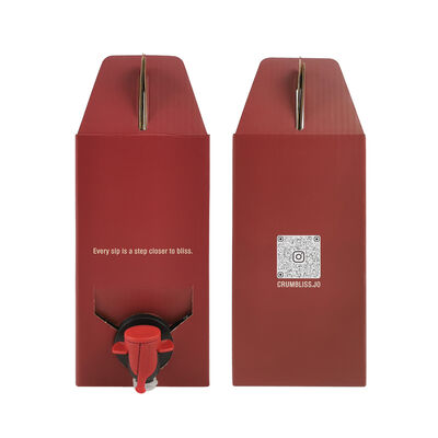Bag In Box Featuring Spout Accessory ISO SGS Certified Ideal for Safe Liquid Transport and Storage