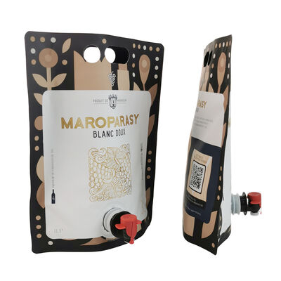 Customized Stand Up Pouch With Spout High Strength Spout Pouch Packaging Designed For Food Beverage And Chemicals