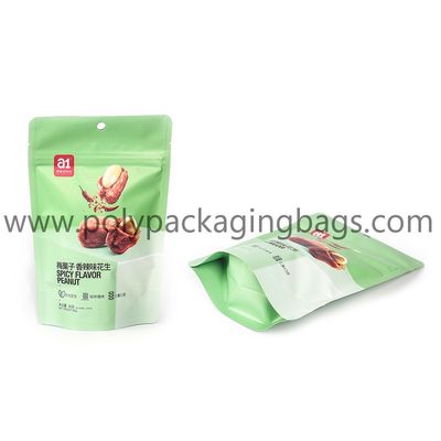 pacchetto dell'arachide dello spuntino di 0.12mm Matte Ziplock Bag Printing Plastic