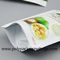 Un pacchetto trasparente laterale della frutta secca del controdado della chiusura lampo della plastica di poliestere della borsa di condizione dell'alimento del di alluminio