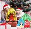 Borsa d'imballaggio dell'atmosfera felice del biscotto del biscotto del regalo della caramella della borsa di cordone del pe della borsa del regalo di Natale