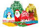 Borsa d'imballaggio dell'atmosfera felice del biscotto del biscotto del regalo della caramella della borsa di cordone del pe della borsa del regalo di Natale