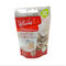 PE Cat Food Bag risigillabile di AL dell'ANIMALE DOMESTICO a chiusura lampo da 200 micron
