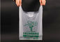 Borse biodegradabili laminate a un solo strato della maglietta dell'amido di mais concimabile