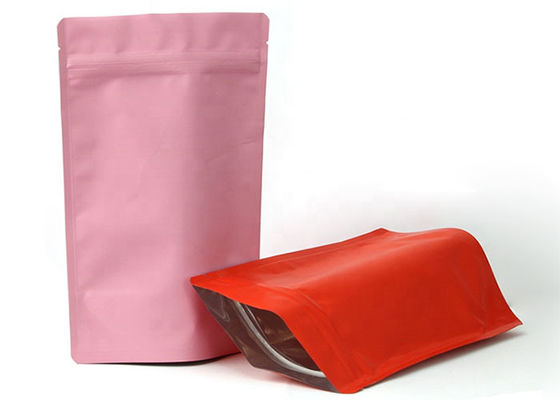 Stoccaggio glassato di Doypack Mylar dei sacchetti della serratura di Matte Black Tea Aluminium Zip per alimento