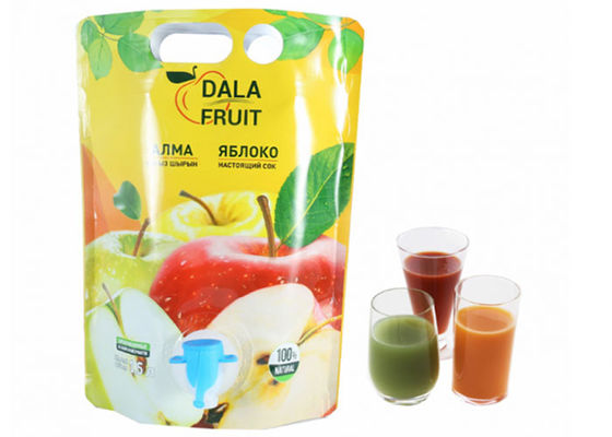 Il di alluminio dell'erogatore del bag in box di Olive Oil Coffee Wine Beverage 1l 2l 3l 5l sta sul sacchetto con il rubinetto/spina di Vitop