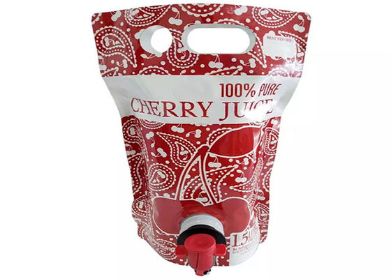 La grande capacità sta sul rubinetto/spina freschi di Juice Spout Pouch With Butterfly