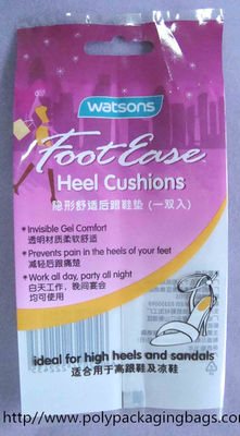 Borsa porpora su misura del foglio di alluminio per i sottopiedi, sacchetti di plastica di sigillatura