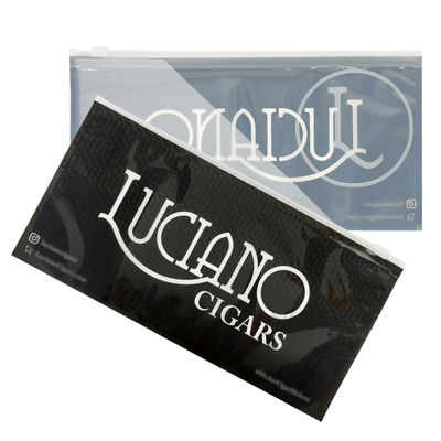 Produttore di imballaggi con cerniera per sacchetti, buste con chiusura a zip per sigari, sacchetti di plastica per sigari in scatola