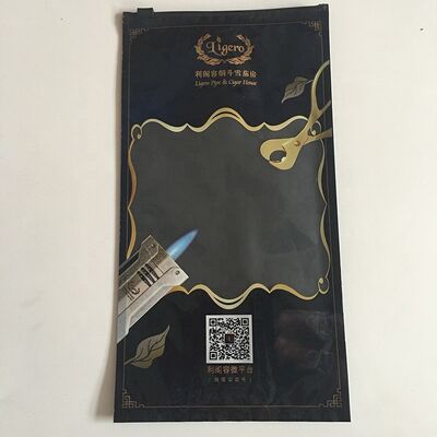 sacchetti di plastica per sigari da 009 mm progettati con materiali resistenti alle lacrime e alle forature per proteggere i sigari durante il trasporto