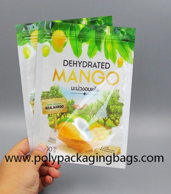 Un pacchetto trasparente laterale della frutta secca del controdado della chiusura lampo della plastica di poliestere della borsa di condizione dell'alimento del di alluminio