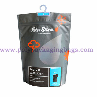 Borse di plastica dell'imballaggio della chiusura lampo da 200 micron con il rinforzo inferiore